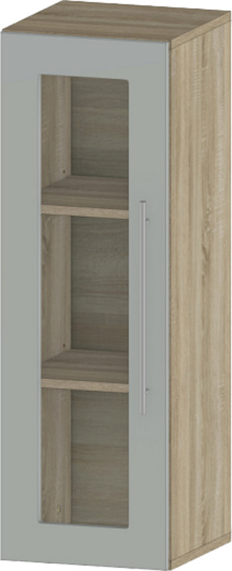 BOX D4 zidni element sa stakl. vratima i 3 otvora