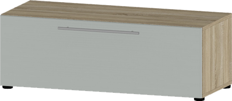BOX + A1 TV-komoda na nogama h-15 i 2 otvora
