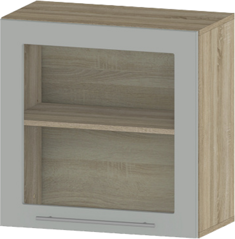 BOX + B6 zidni element sa stakl. vratima i 2 otvora