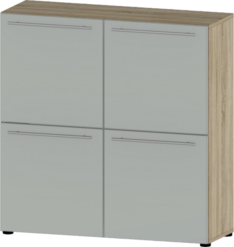 BOX S A5 komoda na nogama h-15 i 3 otvora