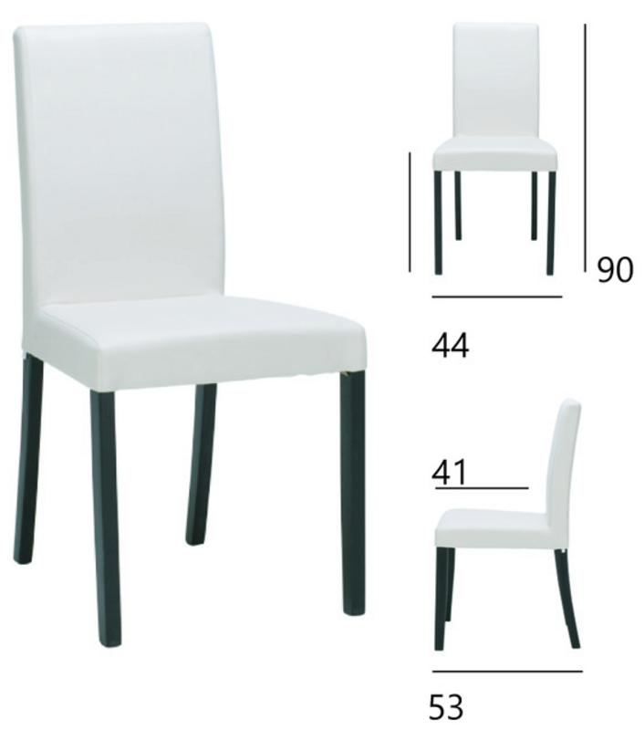 Kanzona bijela stolica