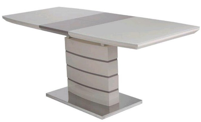DT122 cappuccino 140+40x80x75 trpezarijski sto