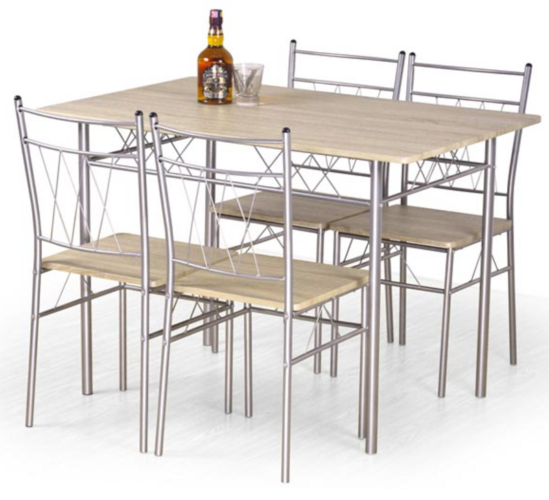 FAUST set hrast sonoma sto 110/70 +4 stolice