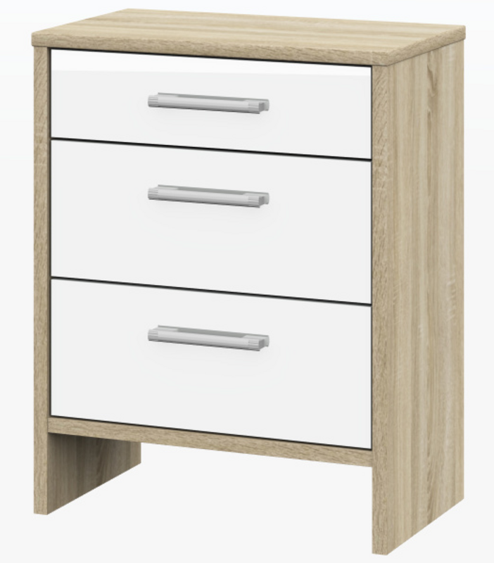 [ARTNOHSKREXM] ART hrast sonoma/kreda extreme mat MDF noćnik