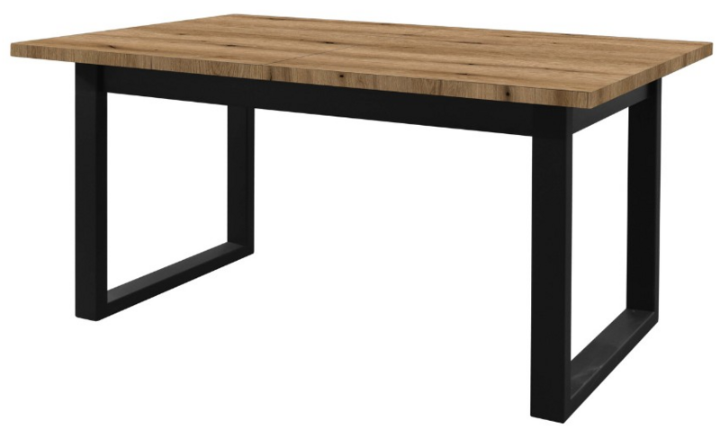 PABLO PLUS 160-240x90 hrast artisan-crno