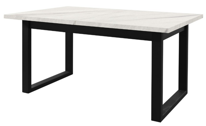 PABLO PLUS 160-240x90 bijeli mermer-crno