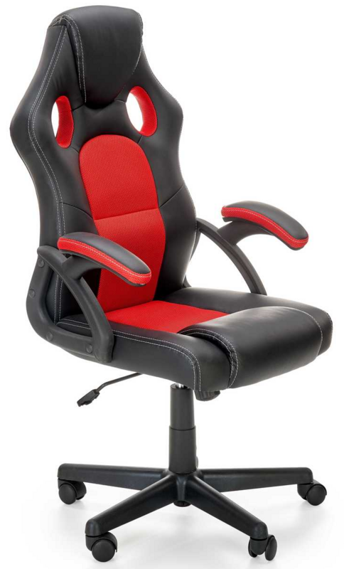 BERKEL crno/crveno gamer fotelja