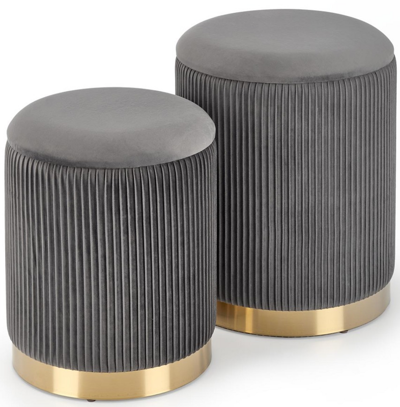 [MONTYS] MONTY sivo set 2 taburea
