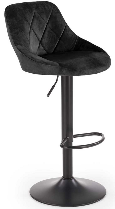 H101 crna bar stolica