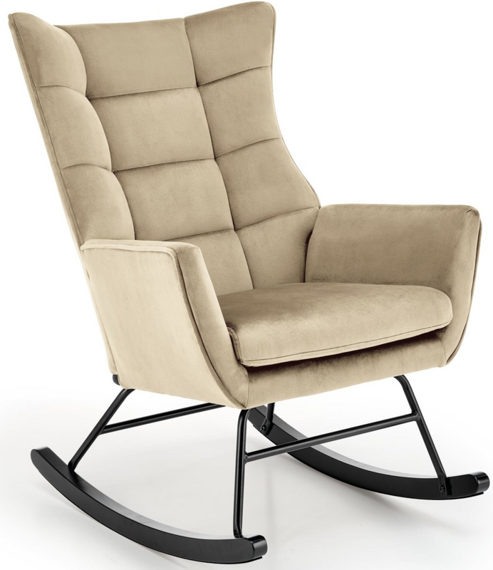 [BAZALTOB] BAZALTO beige fotelja ljuljanje