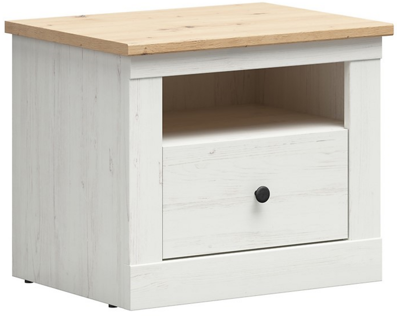 FRIJA KOM1S bor bijeli-hrast artisan noćnik