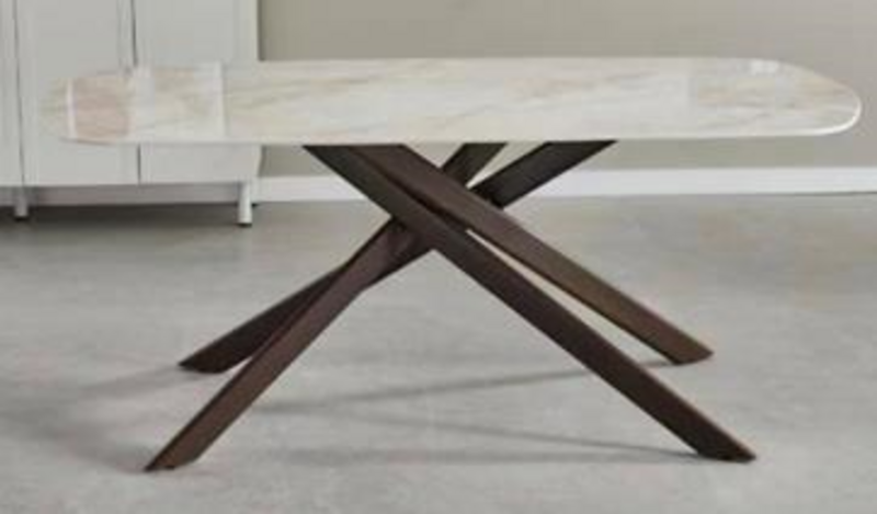 [QATARB180] QATAR 180x90x75 cm bež keramicka ploca trpezarijski sto