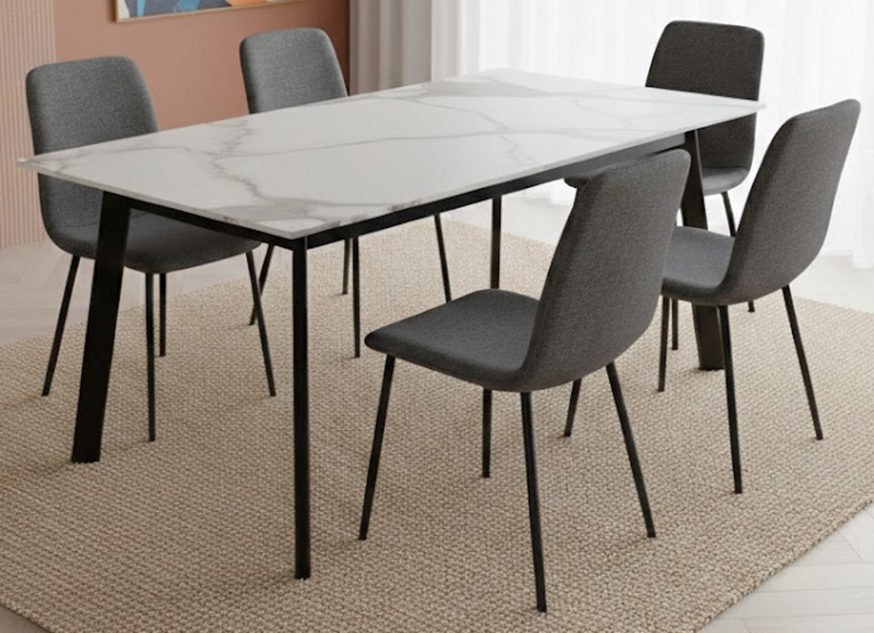 [BILLBAO160BI] BILLBAO 160X80 bijeli trpezarijski sto