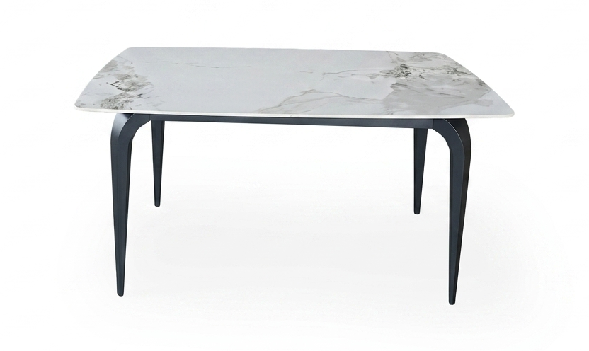DT-337 150x90 bijeli mermer - crno trp.sto