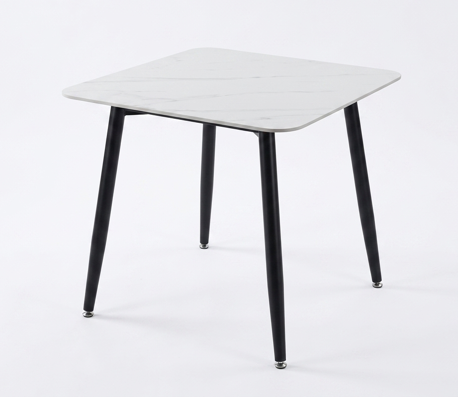 DT-336 80x80 bijeli mermer - crno trp.sto